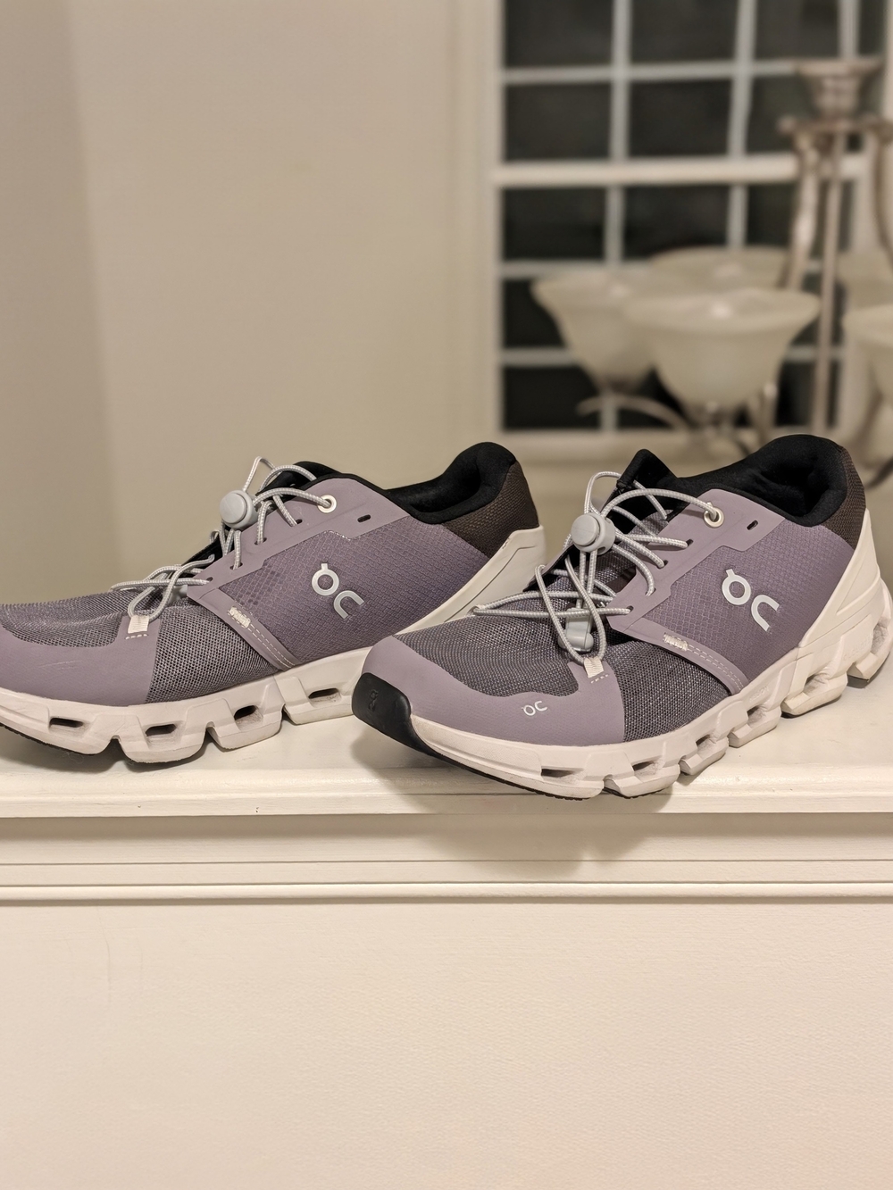 On Running Cloud Men's Running Shoes - Dusty Lavender/White